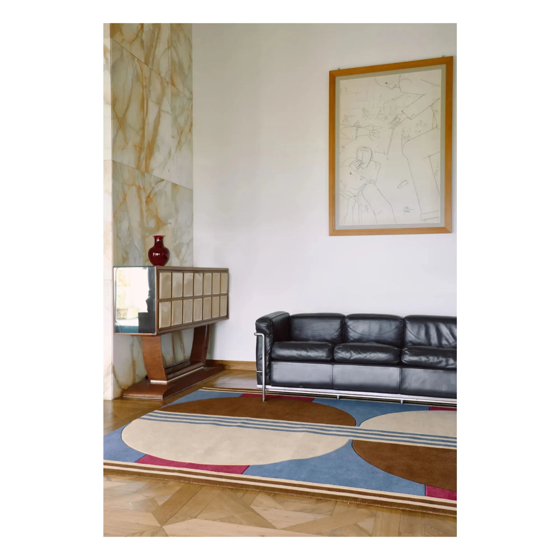 Layered - Mezza Confetto wool rug | Multicoloured