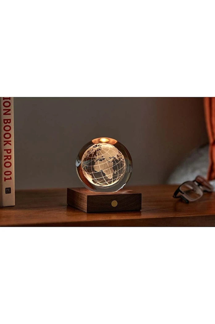 Led лампа Gingko Design Amber Crystal Light