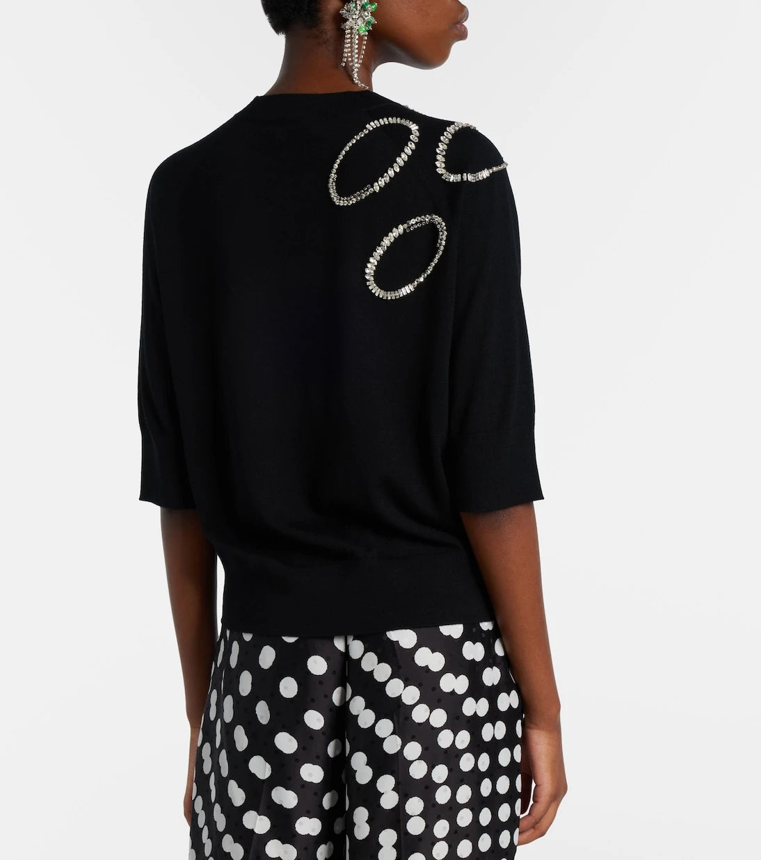 Dries Van Noten - Embellished wool sweater