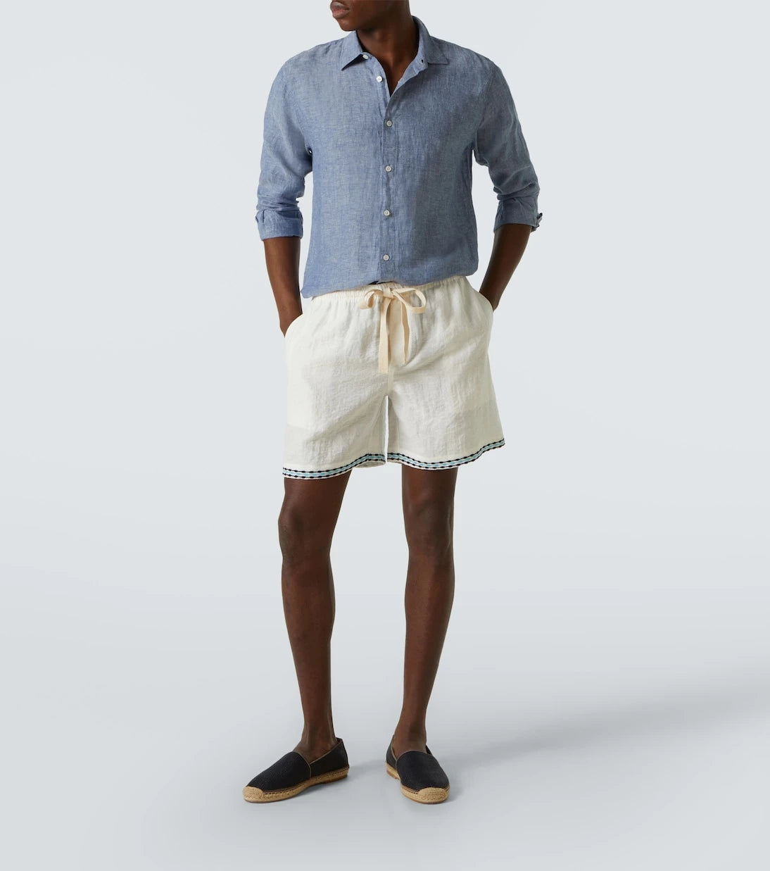 Orlebar Brown - Justin linen chambray shirt