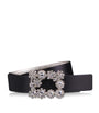 Black Satin Efflorescence Belt