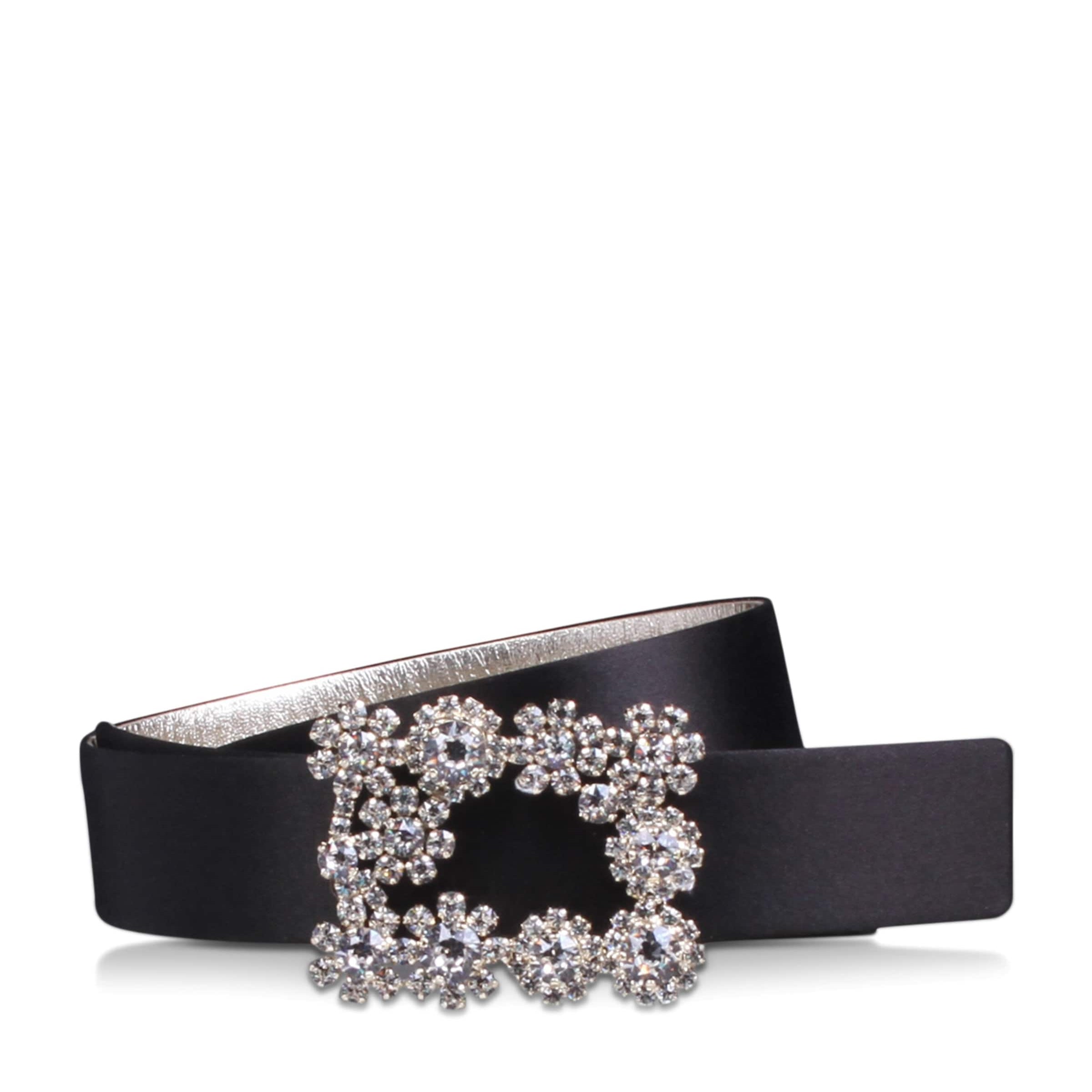 Black Satin Efflorescence Belt