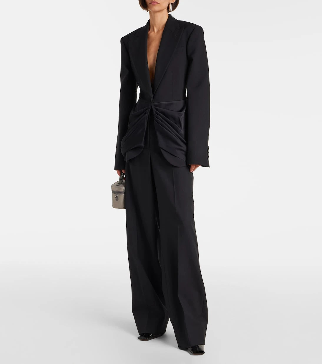Stella McCartney - High-rise wool wide-leg pants