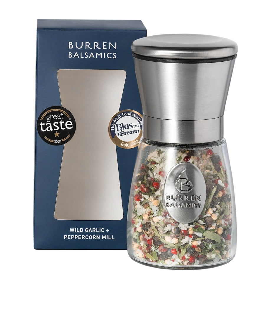 Burren Balsamic Wild Garlic and Peppercorn Mill (80g)