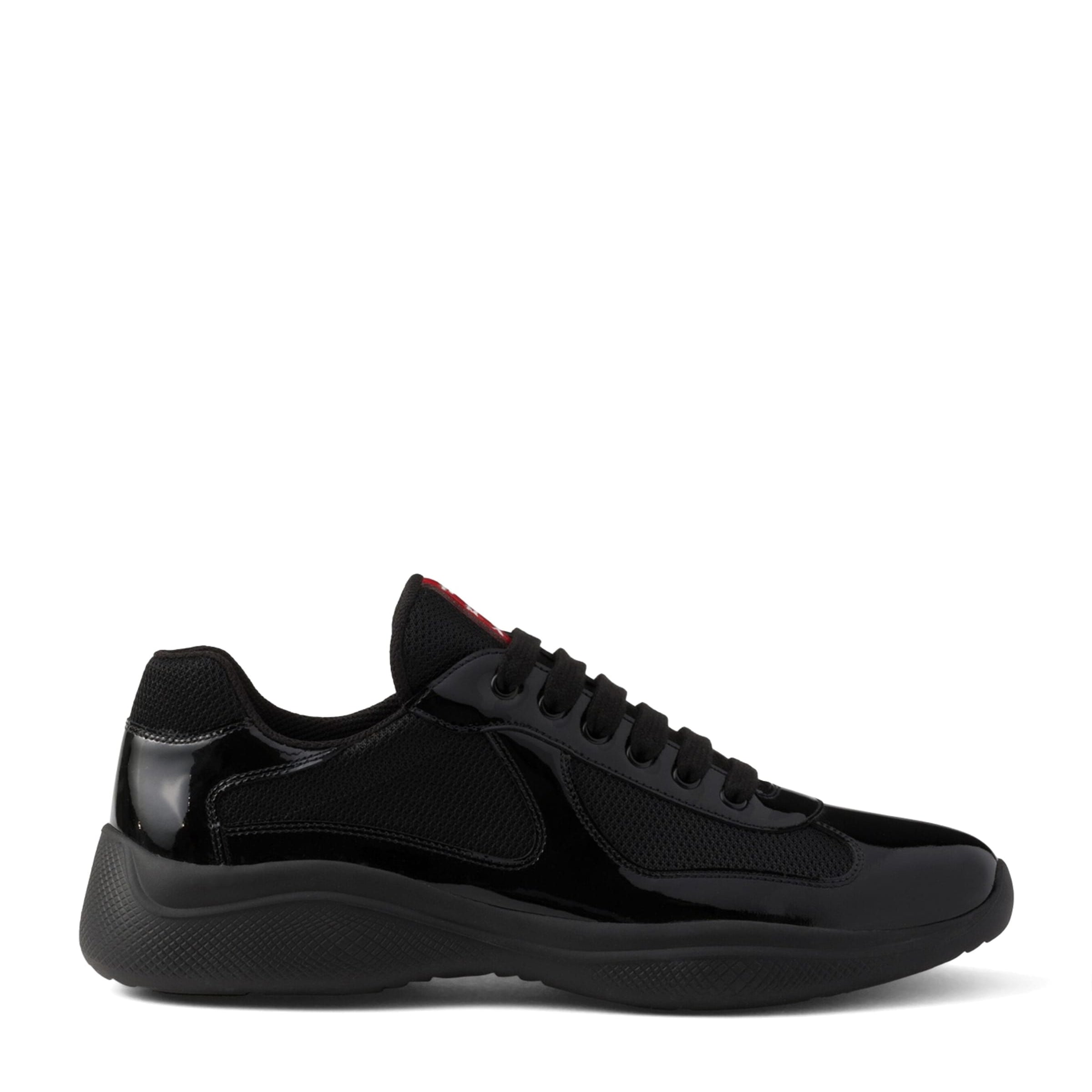 Patent Leather-Blend America's Cup Sneakers