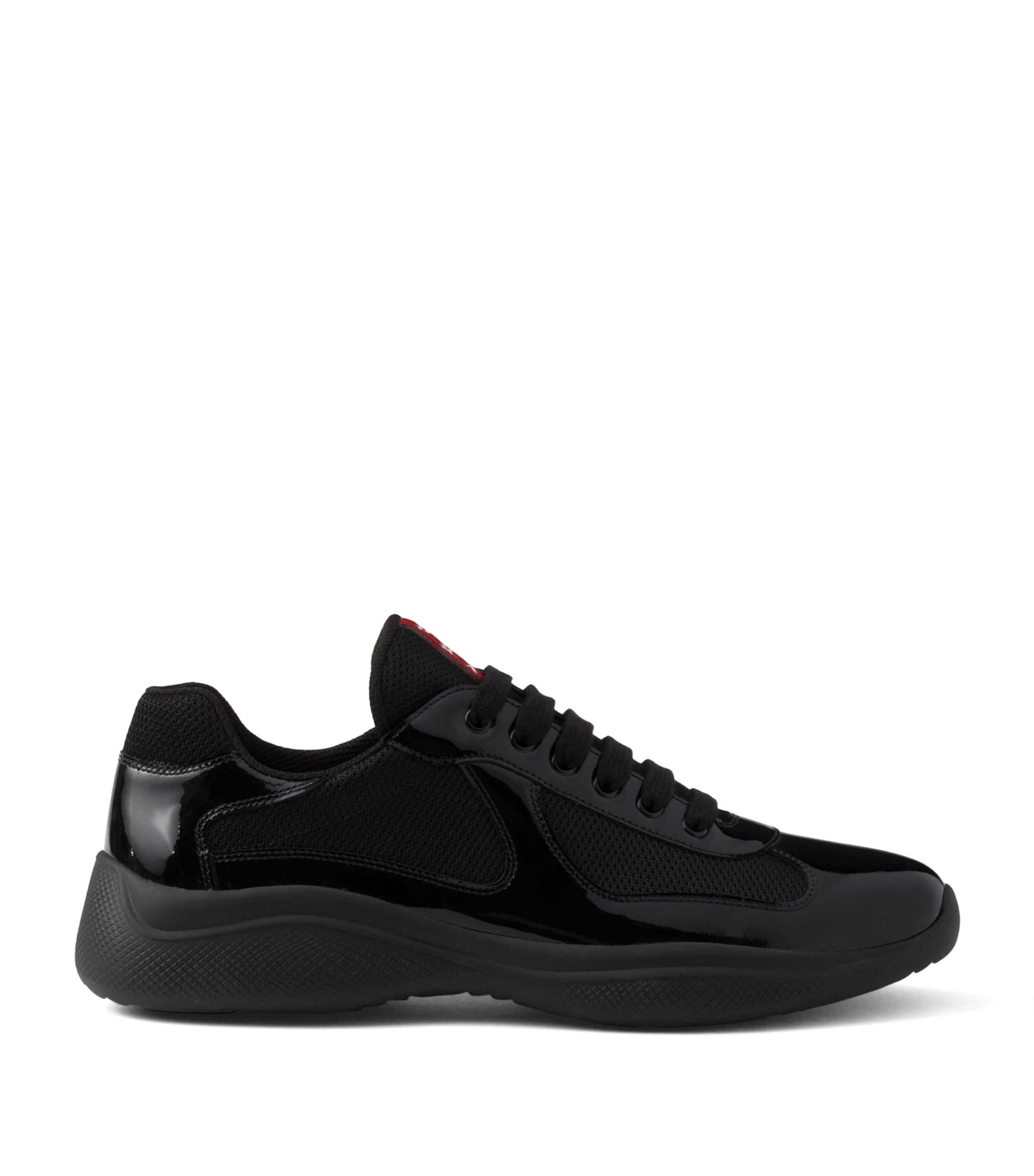 Patent Leather-Blend America's Cup Sneakers