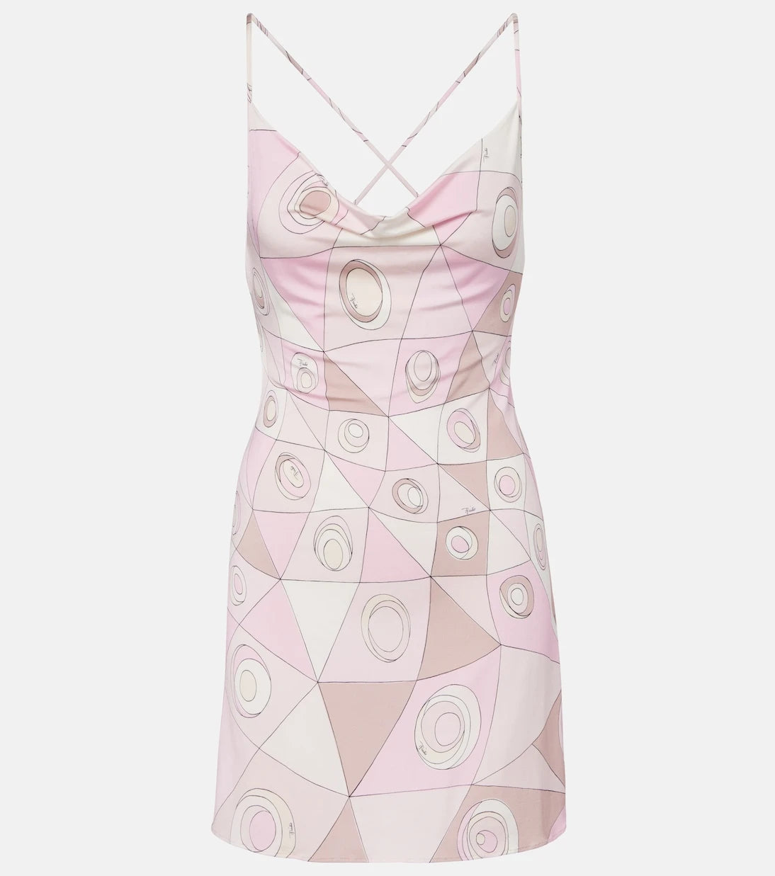 Pucci - Occhi draped jersey satin minidress