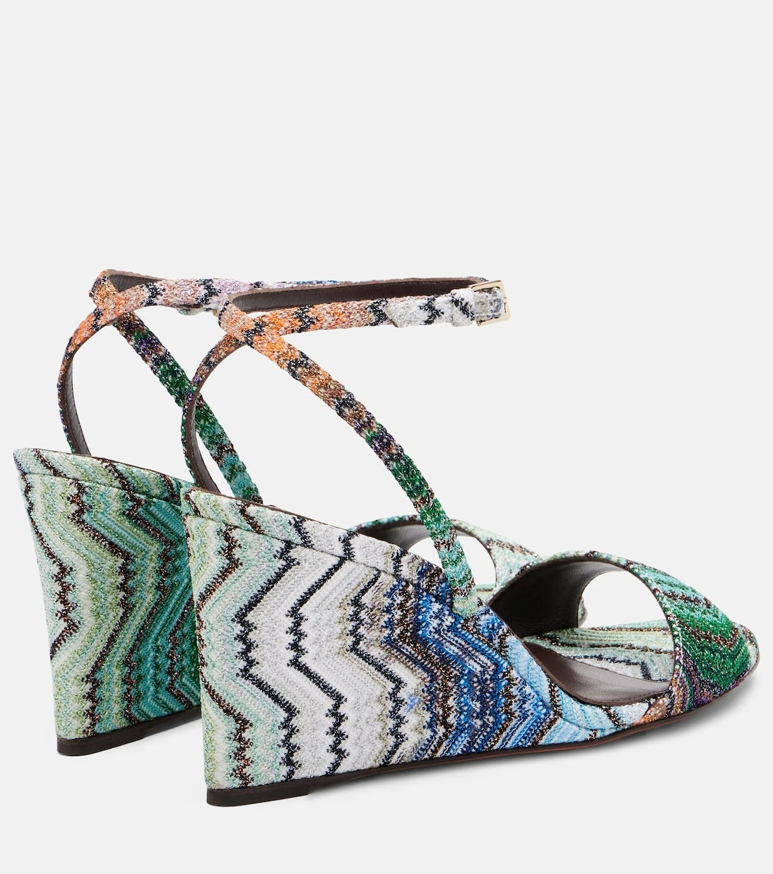 Missoni - Julia Zigzag lamé wedges