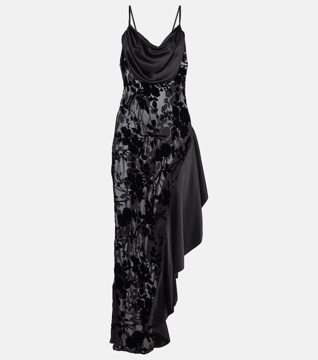 Rodarte - Asymmetrical bias slip dress