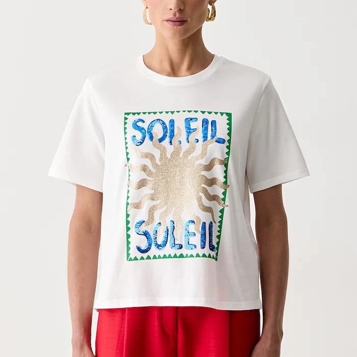 Morgan тениска дамска от памук DSOLEIL