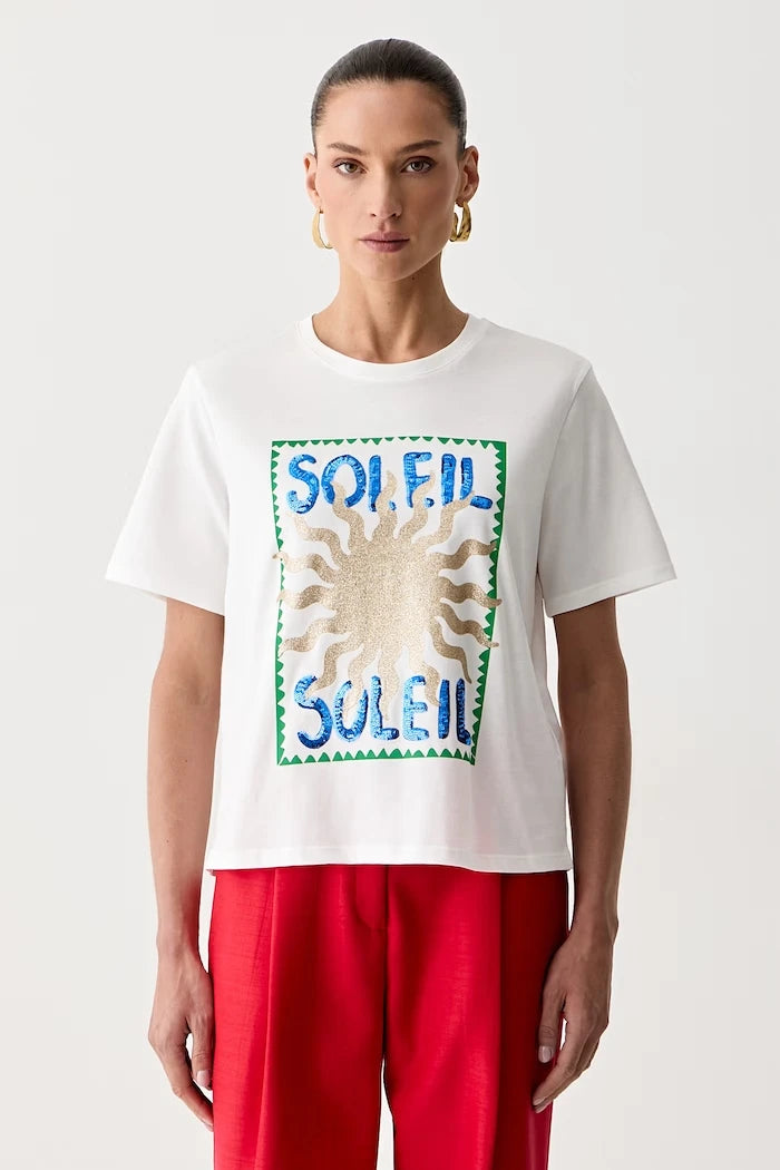 Morgan тениска дамска от памук DSOLEIL