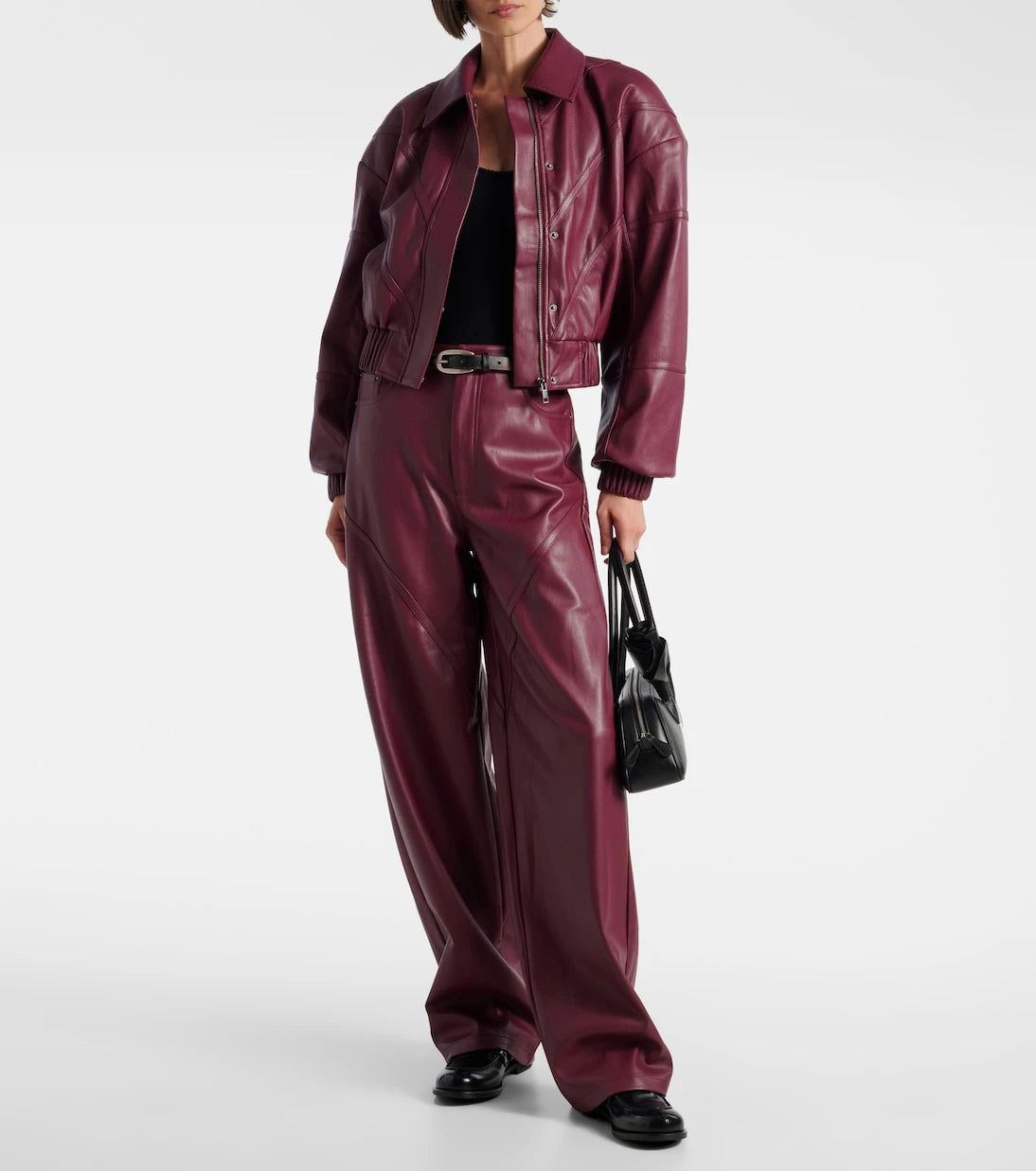 Rotate - Cropped bomber jacket