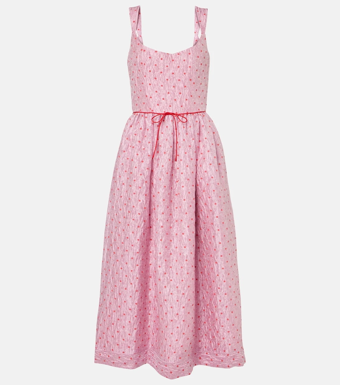 Markarian - Apple polka-dot corset dress