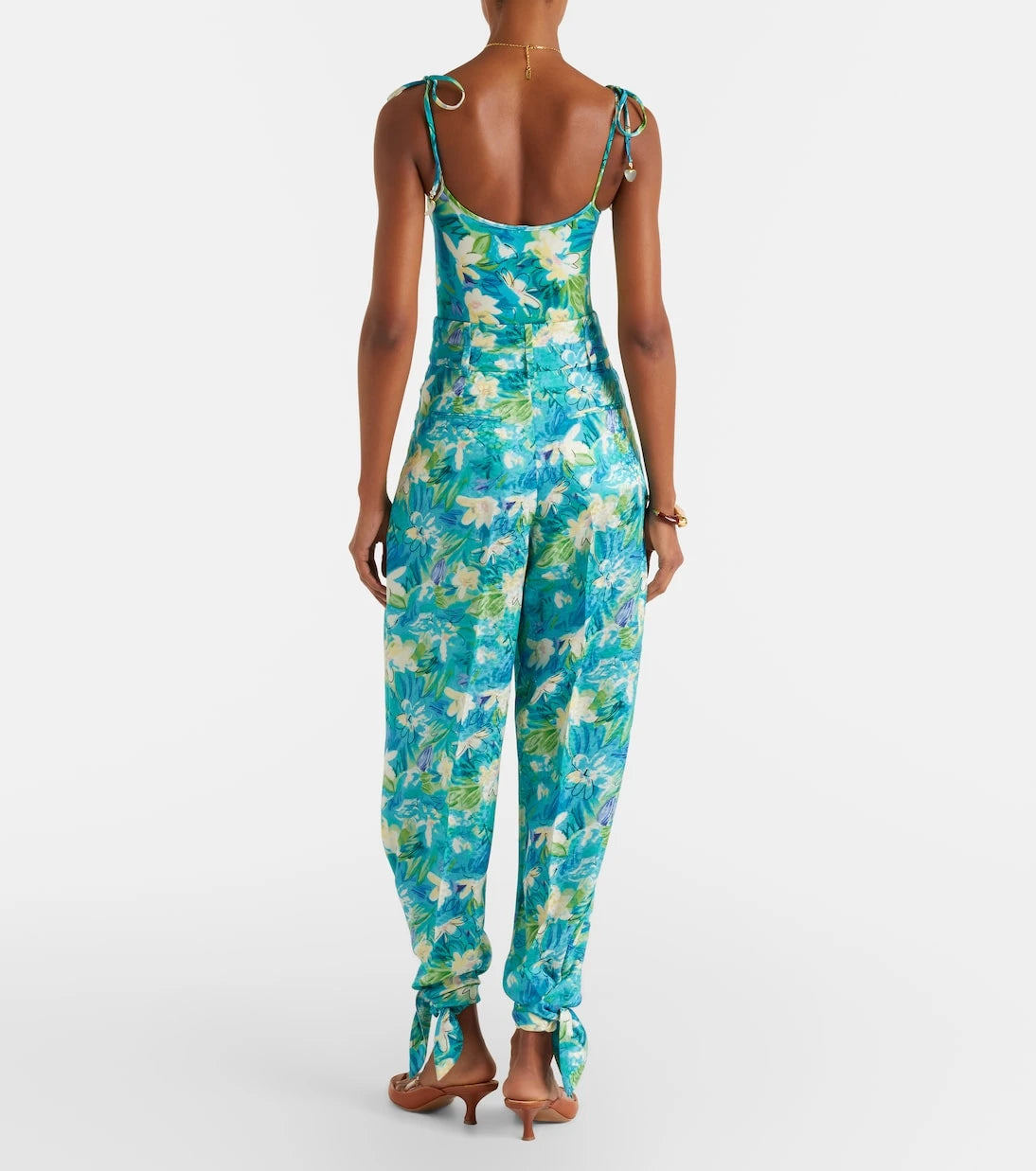 Chloé - Floral silk balloon pants
