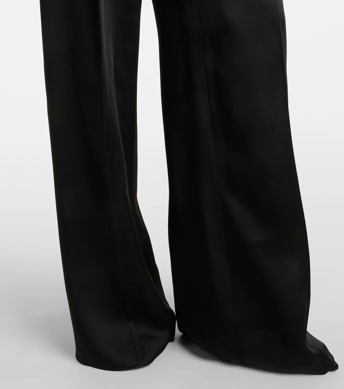 Max Mara - Gioire belted one-shoulder satin jumpsuit