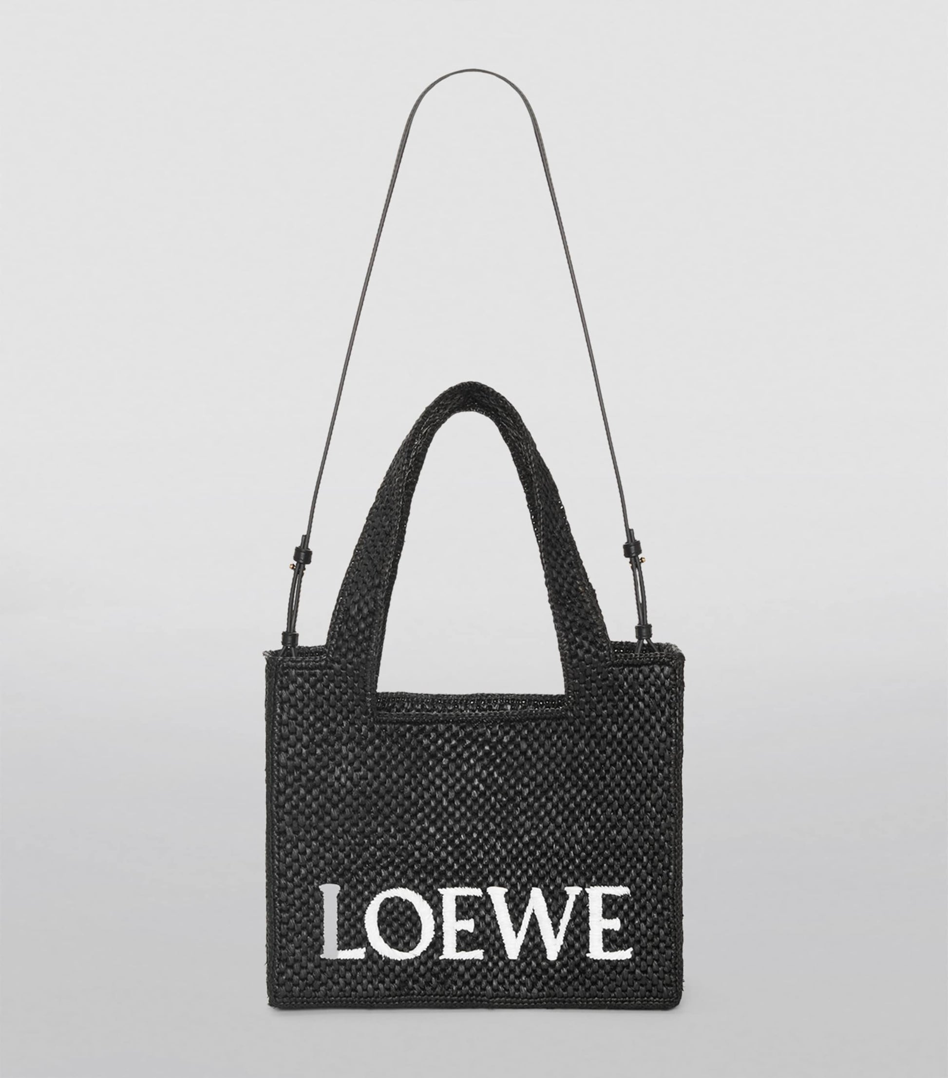 LOEWE Black x Paula's Ibiza Medium Font Tote Bag