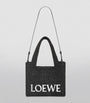 LOEWE Black x Paula's Ibiza Medium Font Tote Bag