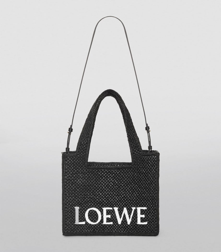LOEWE Black x Paula's Ibiza Medium Font Tote Bag