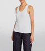 Bottega Veneta White Stretch-Cotton Tank Top