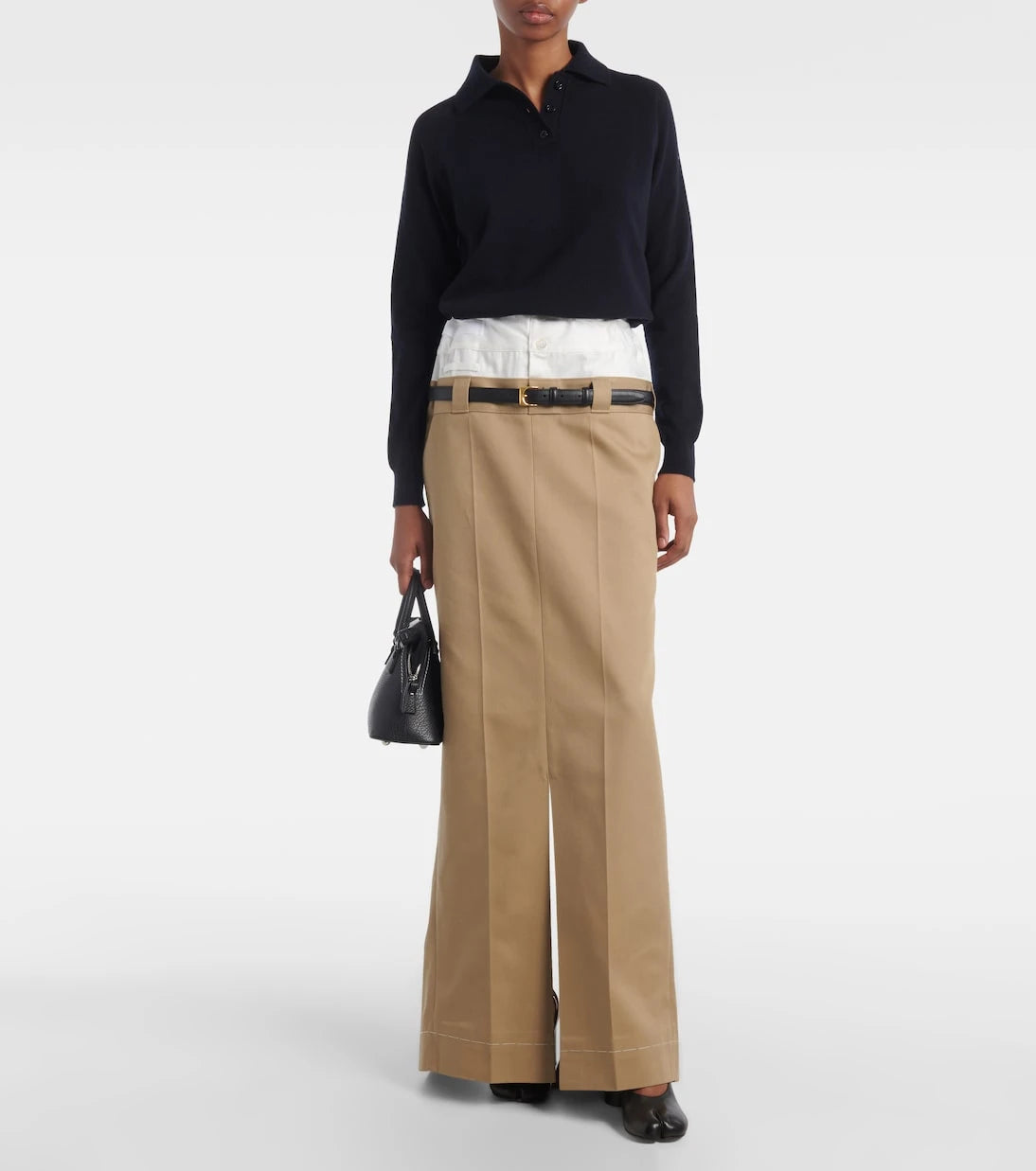 Maison Margiela - تنورة ترومب لويل ماكسي
