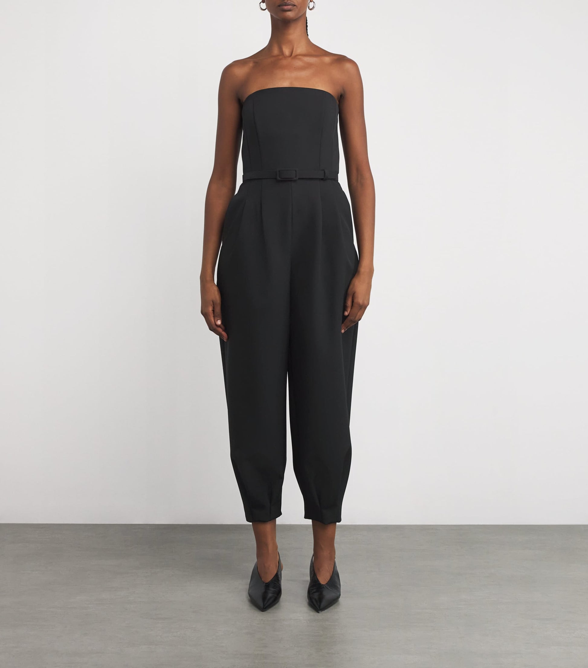 Black Off-The-Shoulder Jumpsuit