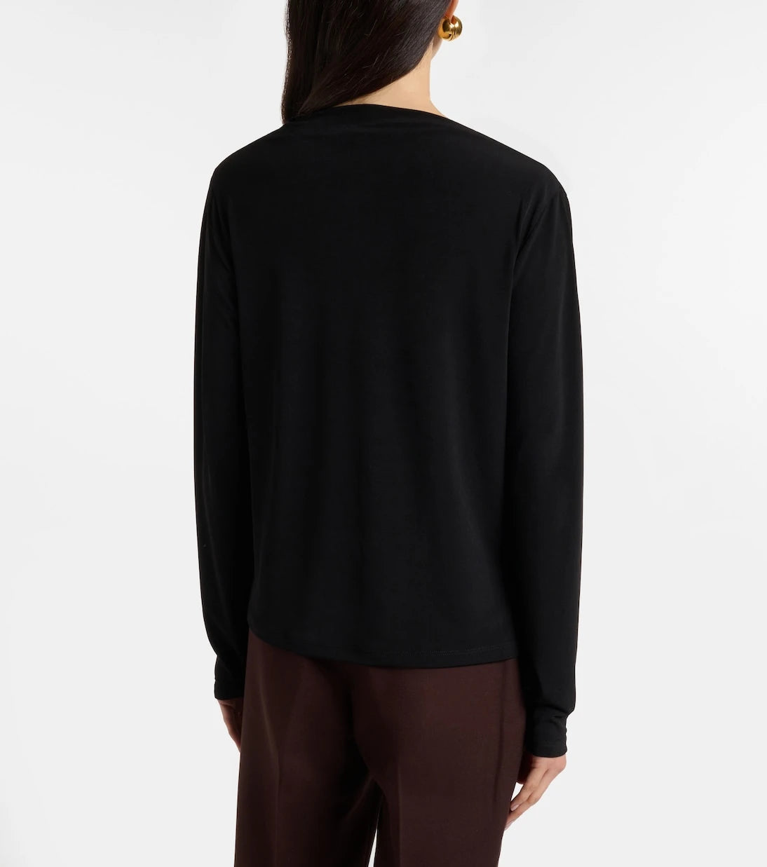 Vince - Draped jersey top