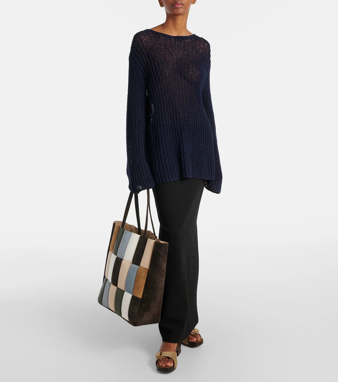 Khaite - Elowen open-knit cotton-blend sweater