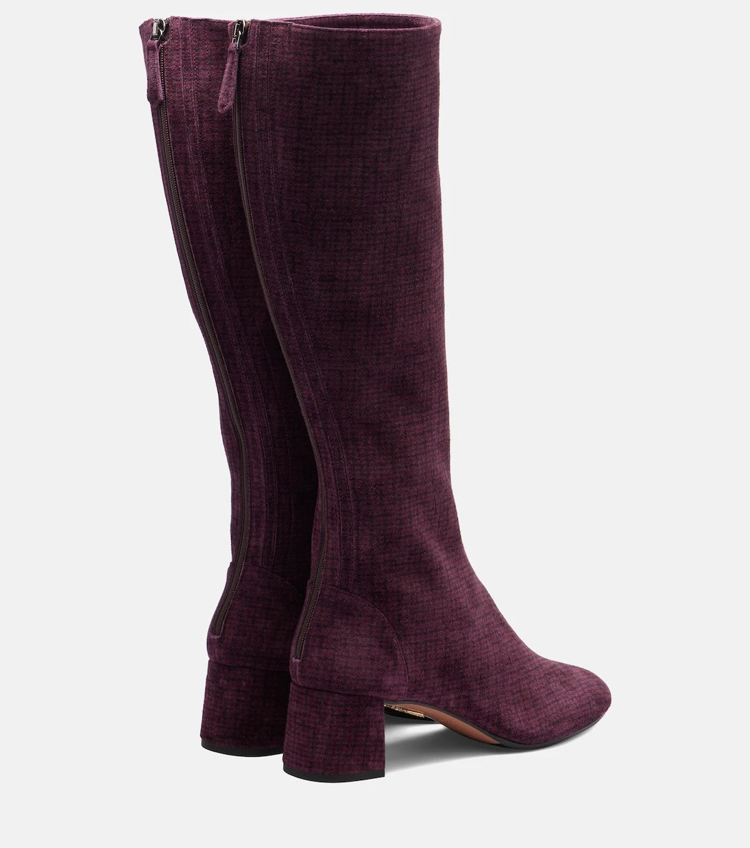 Aquazzura - Saint Honoré 50 suede knee-high boots