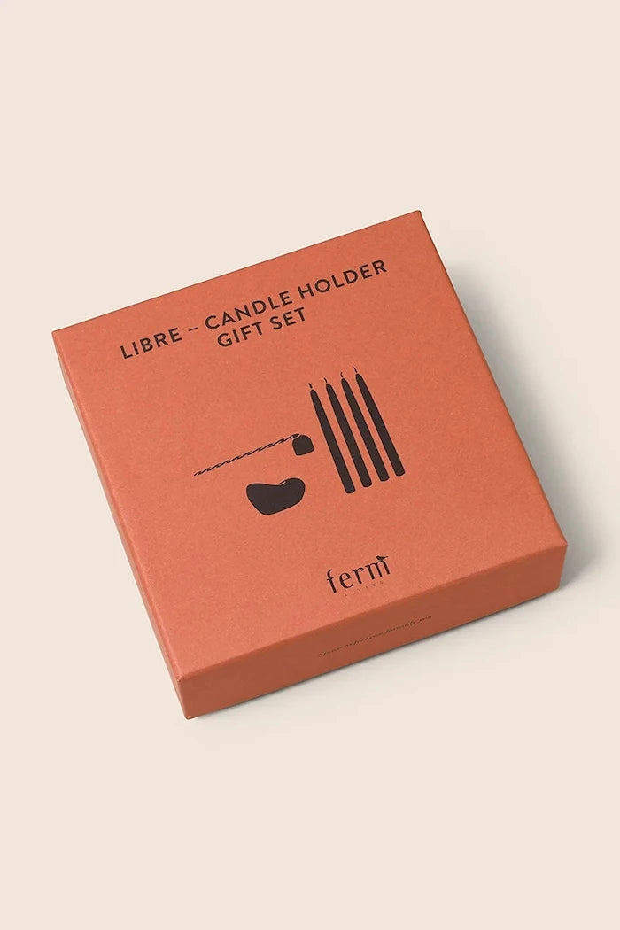 ferm LIVING Libre Mum Söndürücü ve Mumlar (6 Adet)