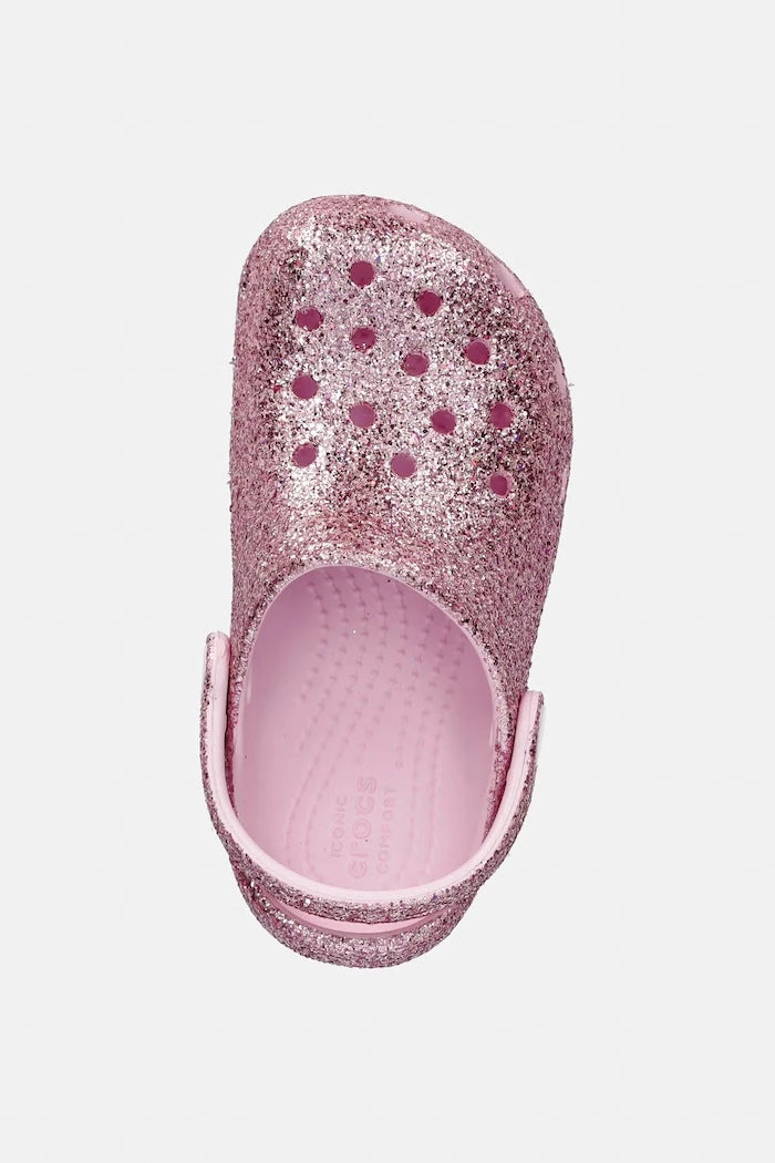 Детски чехли Crocs CLASSIC CHUNKY GLITTER CLOG K
