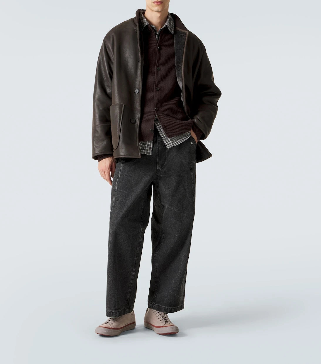 A.Presse - Shearling-lined jacket