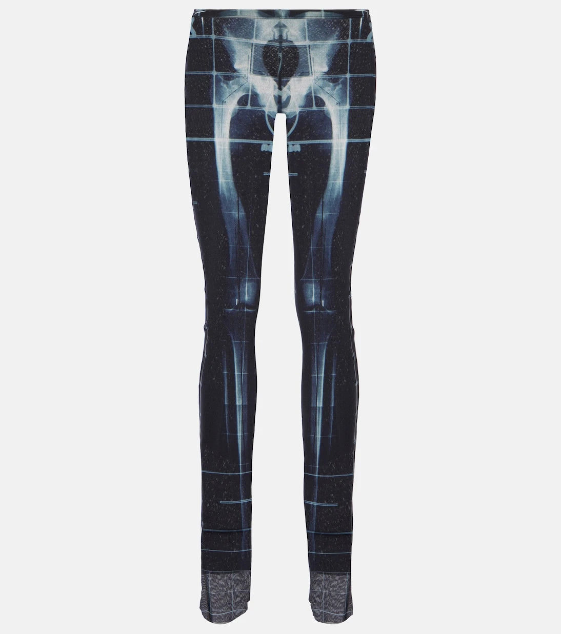 Jean Paul Gaultier - Squeletor semi-sheer mesh straight pants