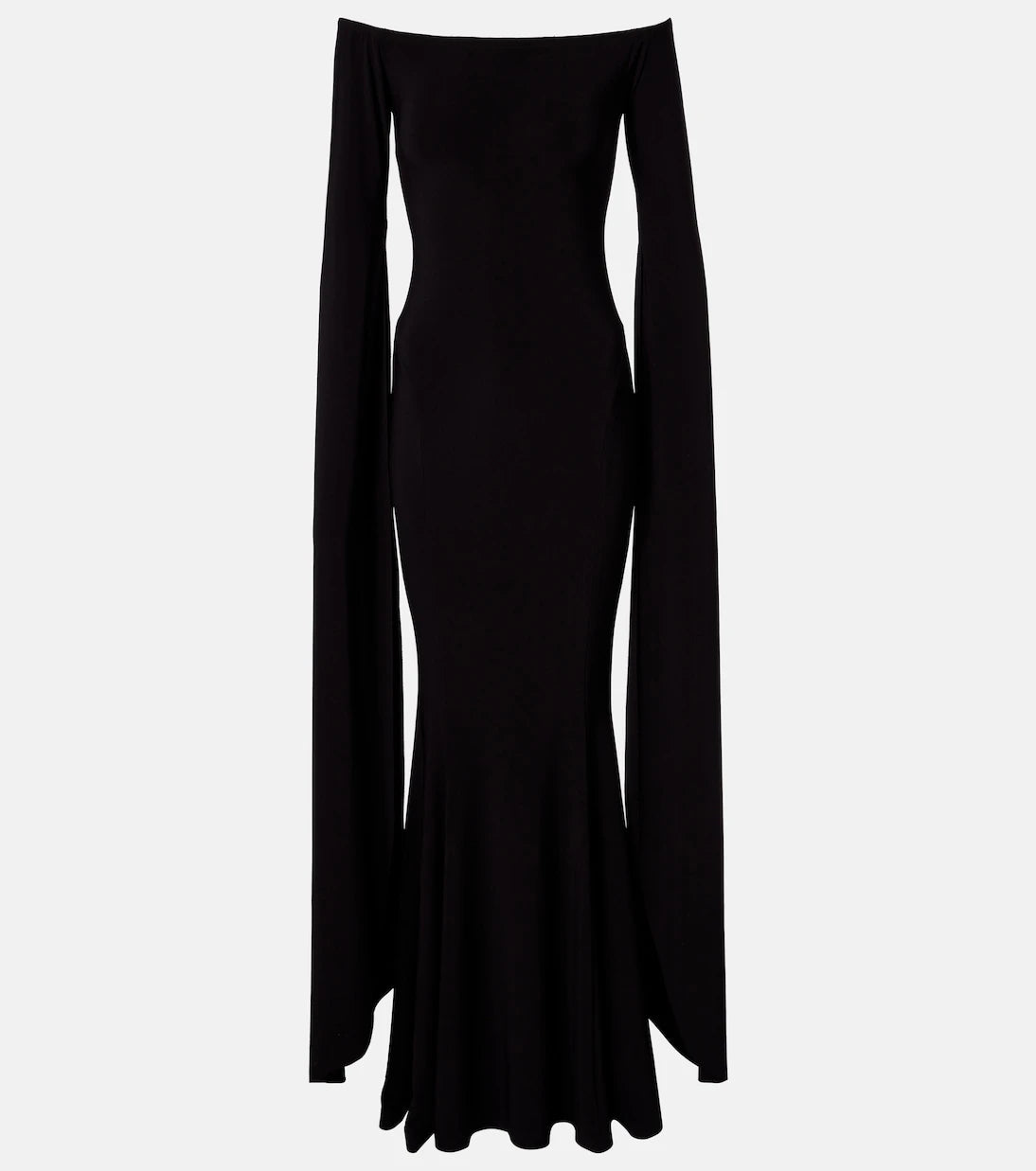 Norma Kamali - Draped off-shoulder jersey gown