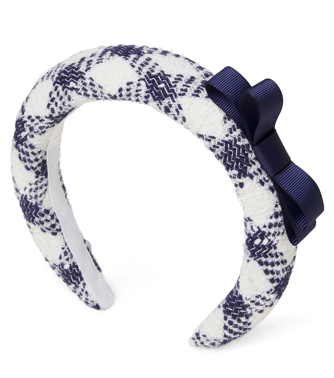 Self-Portrait Kids - Checked bouclé headband
