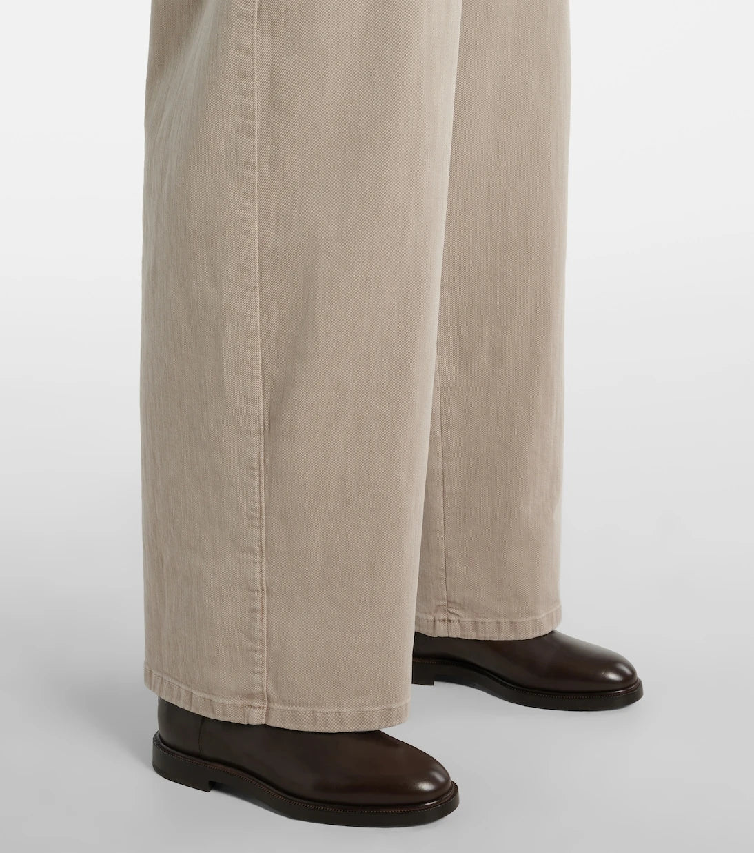 Brunello Cucinelli - Mid-rise wide-leg jeans