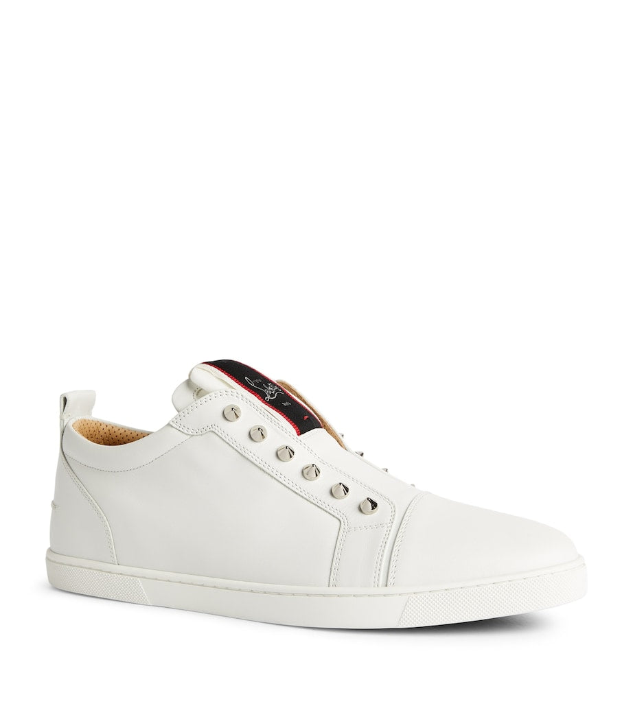Christian Louboutin F.A.V Fique A Vontade Calfskin Sneakers