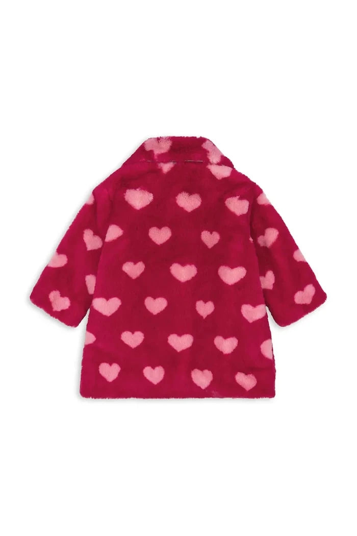 Детско палто Konges Sløjd FUZZIE COAT GRS