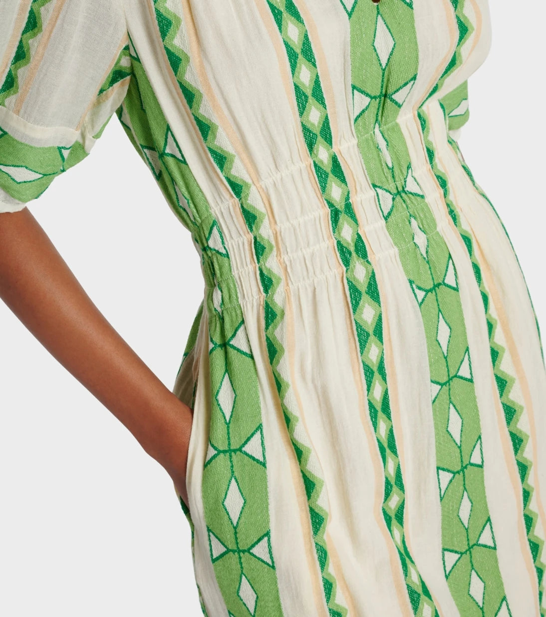 Velvet - Lucy patterned cotton minidress