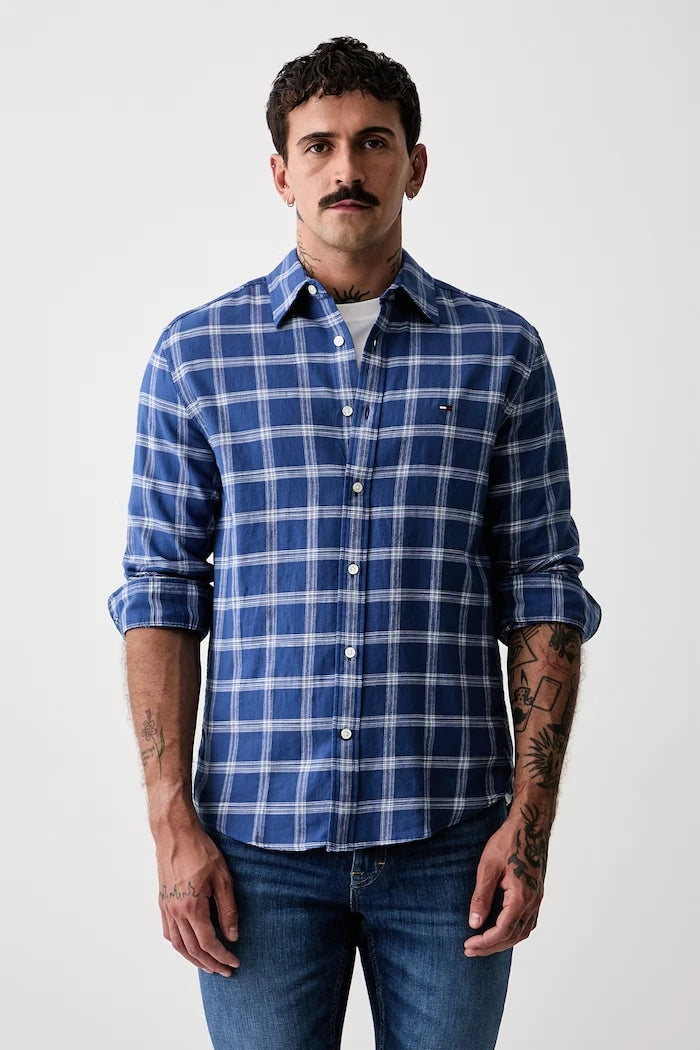 Tommy Jeans erkek pamuk gömlek