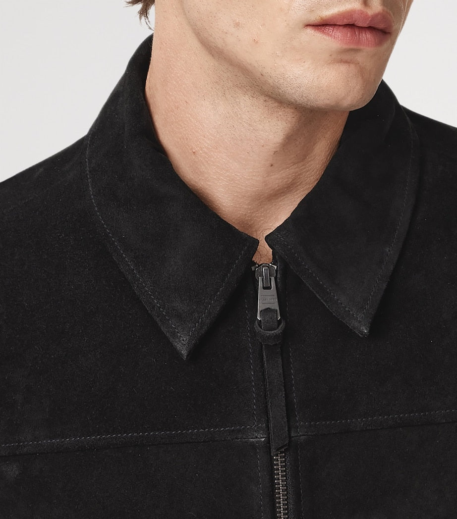 Black Suede Rhone Jacket