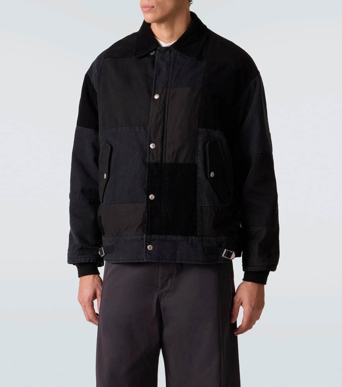 Comme des Garçons Homme - Panelli pamuk Oxford ceket