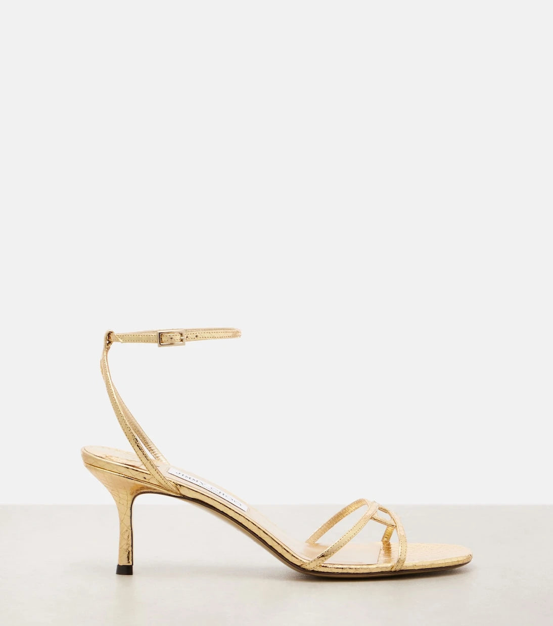 Jimmy Choo - 1998 Leo 65 metallic leather sandals