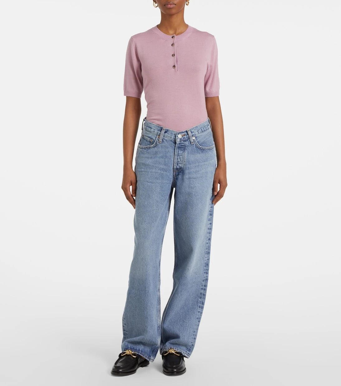 Agolde - V-Waist Baggy straight jeans