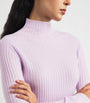 arch 4 Purple Cashmere High-Neck Ariana Top