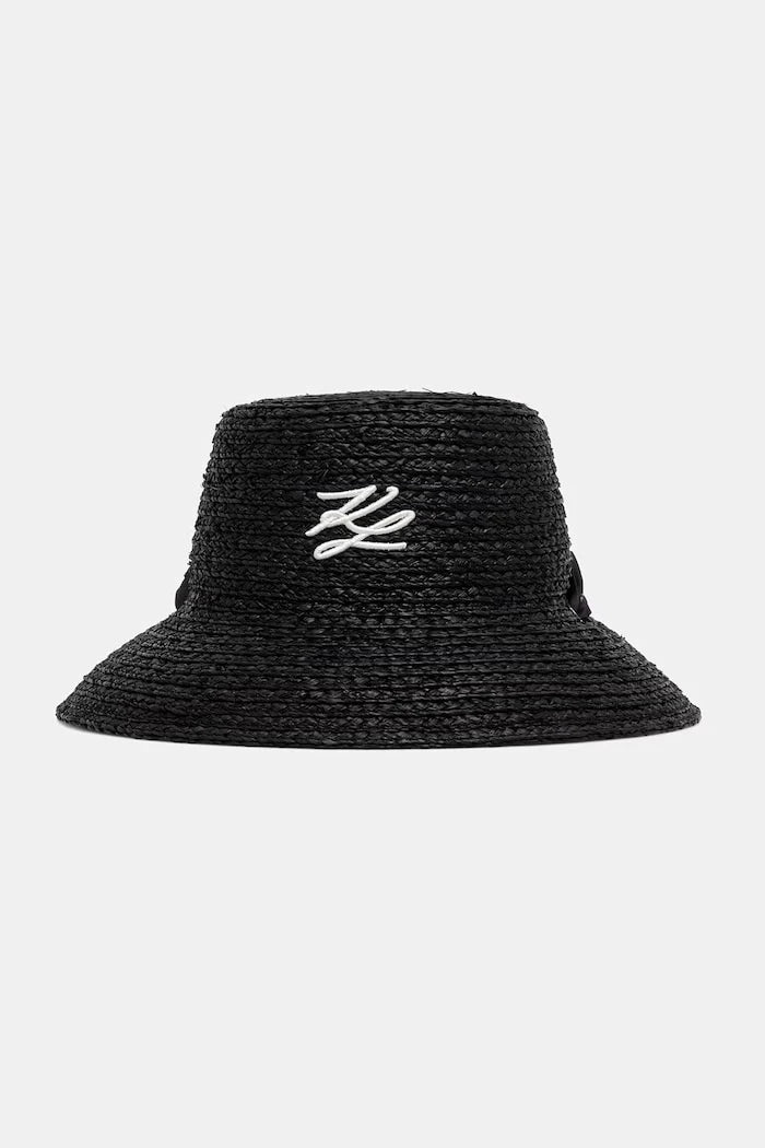 Karl Lagerfeld сламена шапка дамска K/AUTOGRAPH