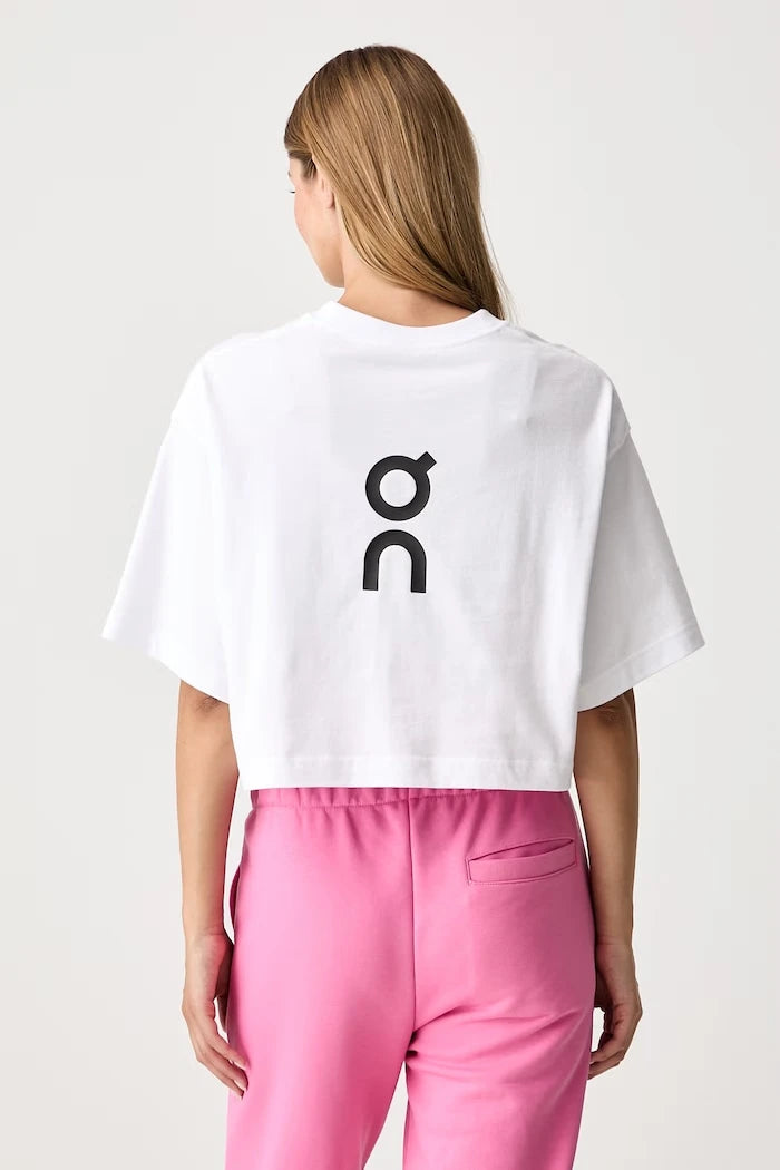 On Pamuklu Kadın Kısa Crop Top Club Boxy
