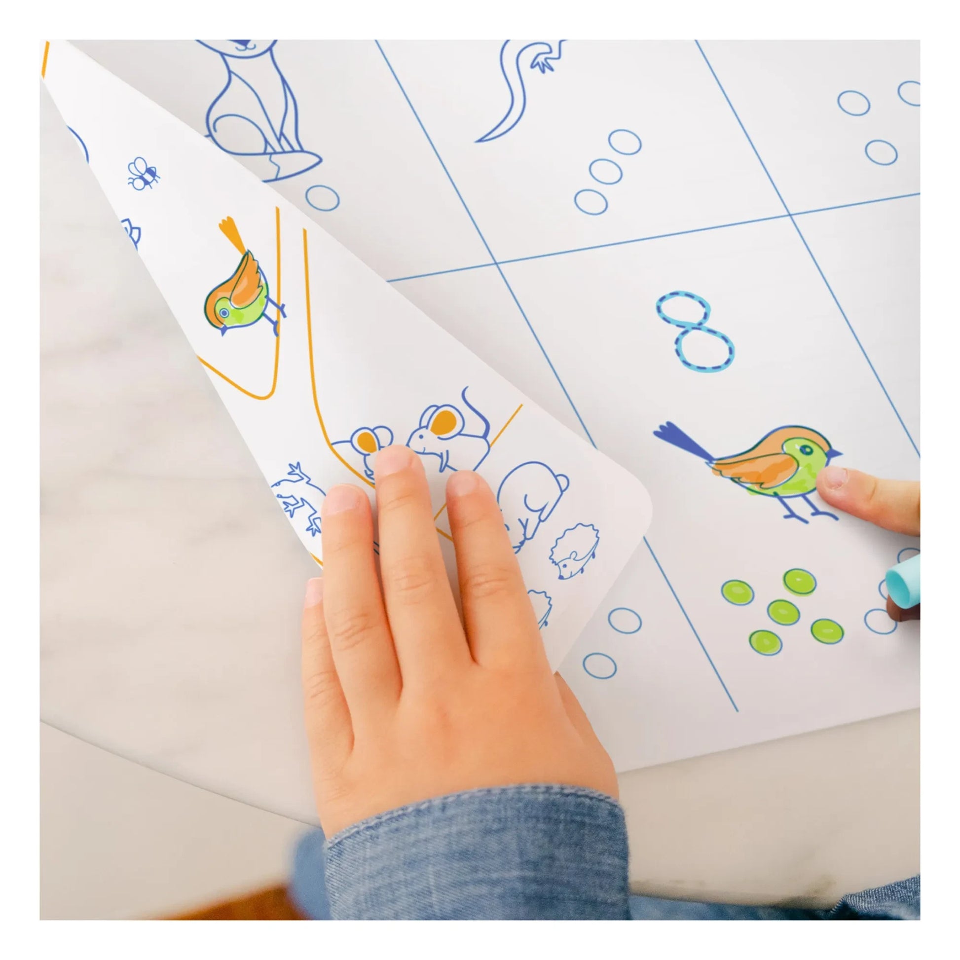 Superpetit - Numbers coloring placemat