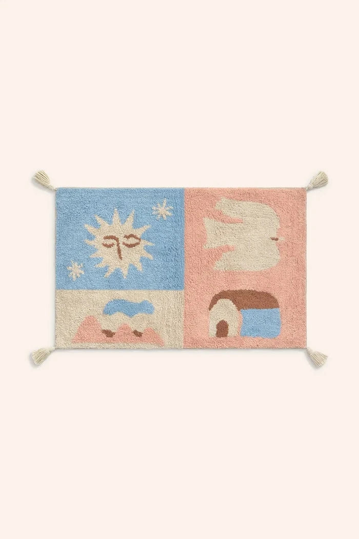 Calma House Camp Pamuklu Kilim 60 x 90 cm