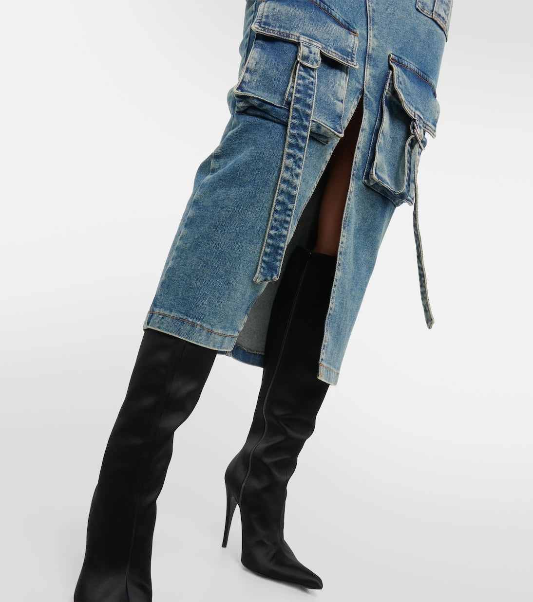 Blumarine - Denim midi skirt