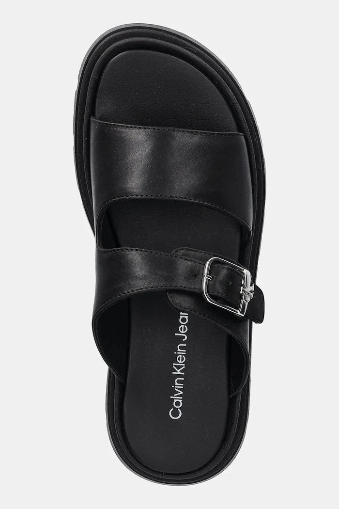 Calvin Klein Jeans Çocuk Deri Terlik